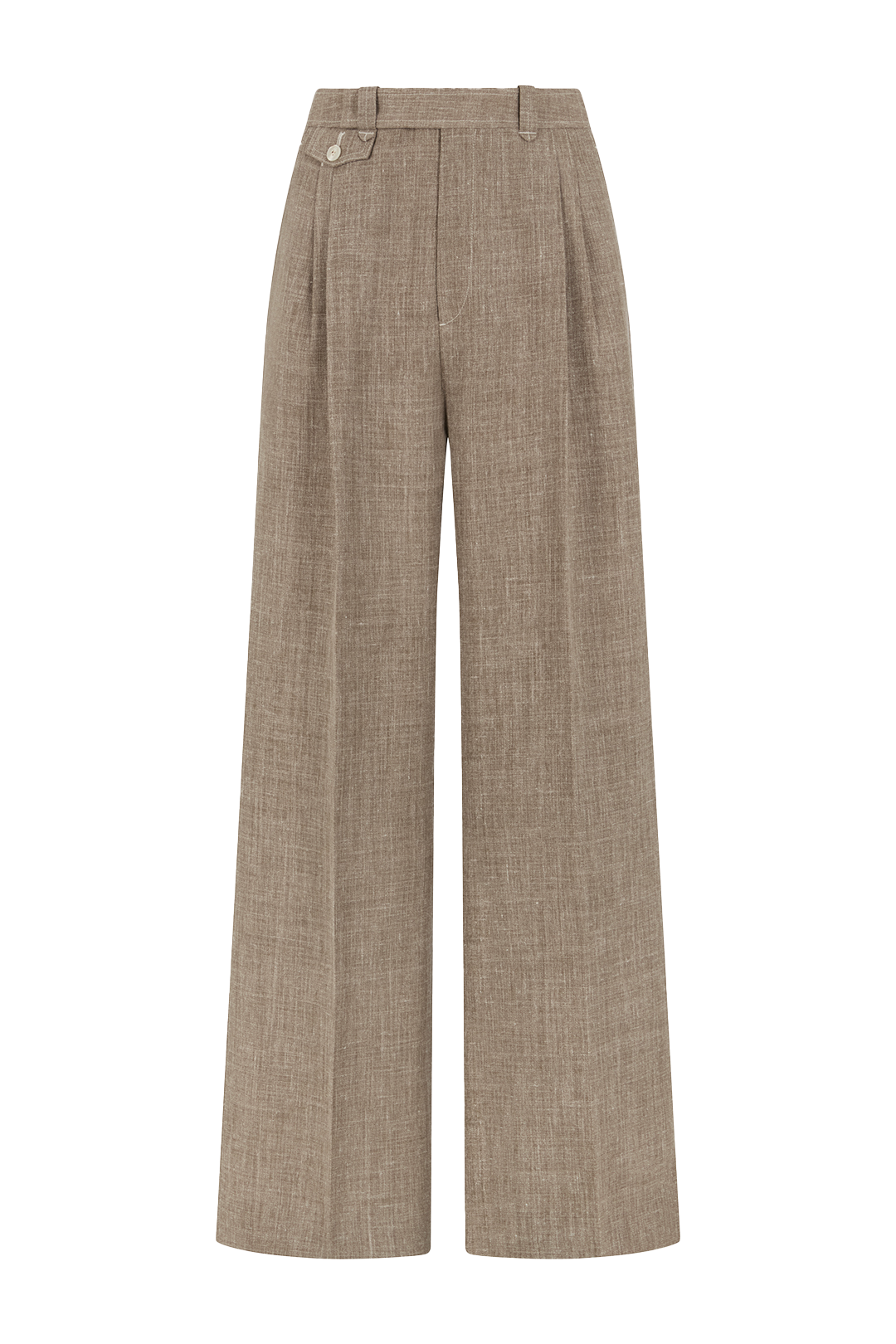 Wide Leg Trouser in Linen