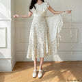Lovely Floral Midi Wrap Skirt