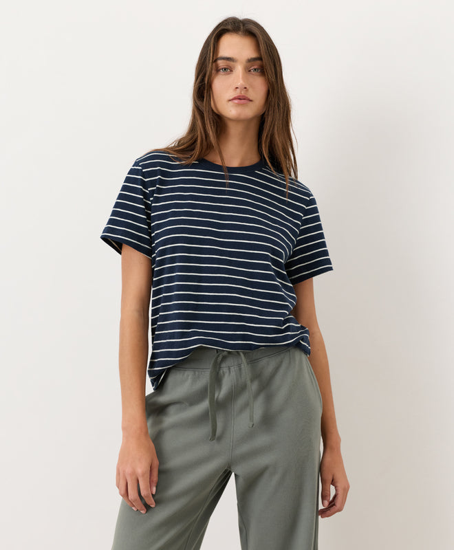 Organic Soft-Slub Essential Crewneck Te